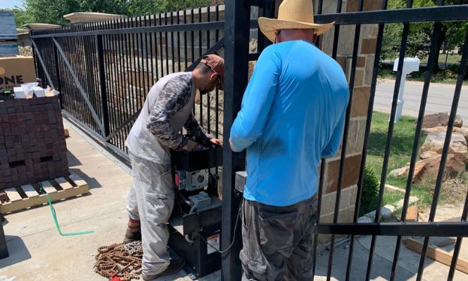 New gate installation in Austin, TX New gate installation in Austin, TX