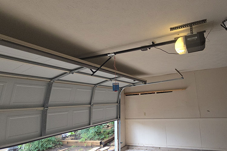 Garage door motor installation in Arlington