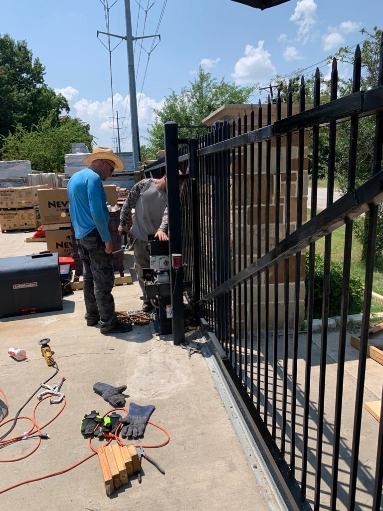 Security gate replacement installed by Garage Tec
